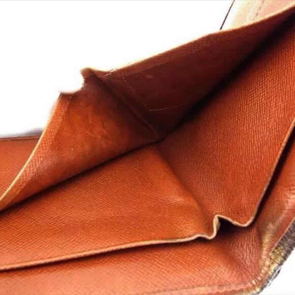 Louis Vuitton Wallet Purse Monogram Brown Beige Woman Authentic Used - Picture 4 of 16